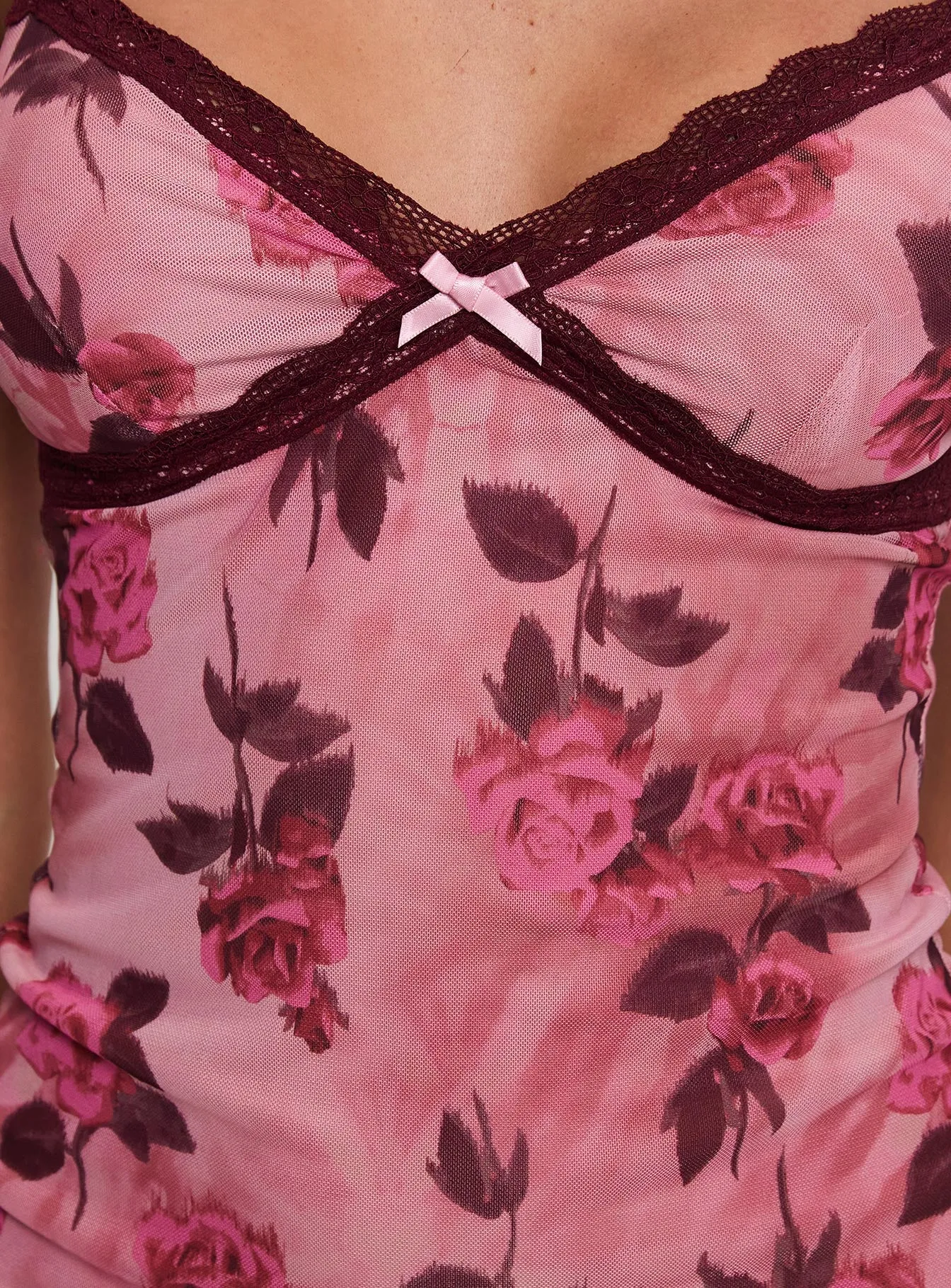 Claudelia Lace Mini Dress Floral sold by Princess Polly product image thumbnail 5