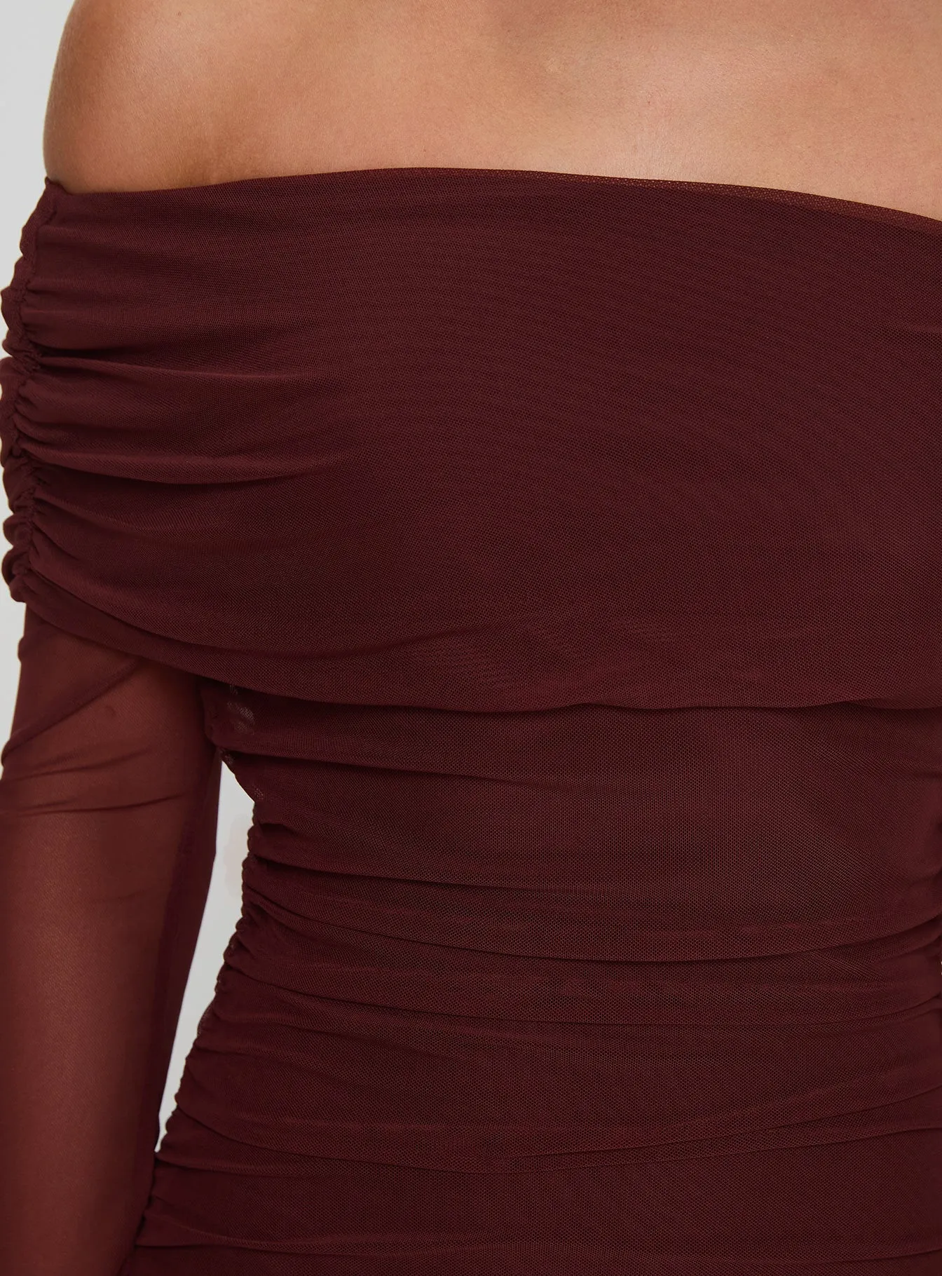 Consideration Maxi Dress Chocolate sold by Princess Polly product image thumbnail 5