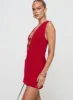 Steward Mini Dress Red sold by Princess Polly