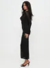 Meira Sheer Maxi Dress Black sold by Princess Polly