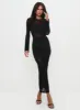 Meira Sheer Maxi Dress Black sold by Princess Polly