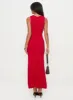 Maebie Knit Maxi Dress Red sold by Princess Polly