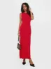 Maebie Knit Maxi Dress Red sold by Princess Polly