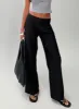 Two Lovers Low Rise Pants Black sold by Princess Polly