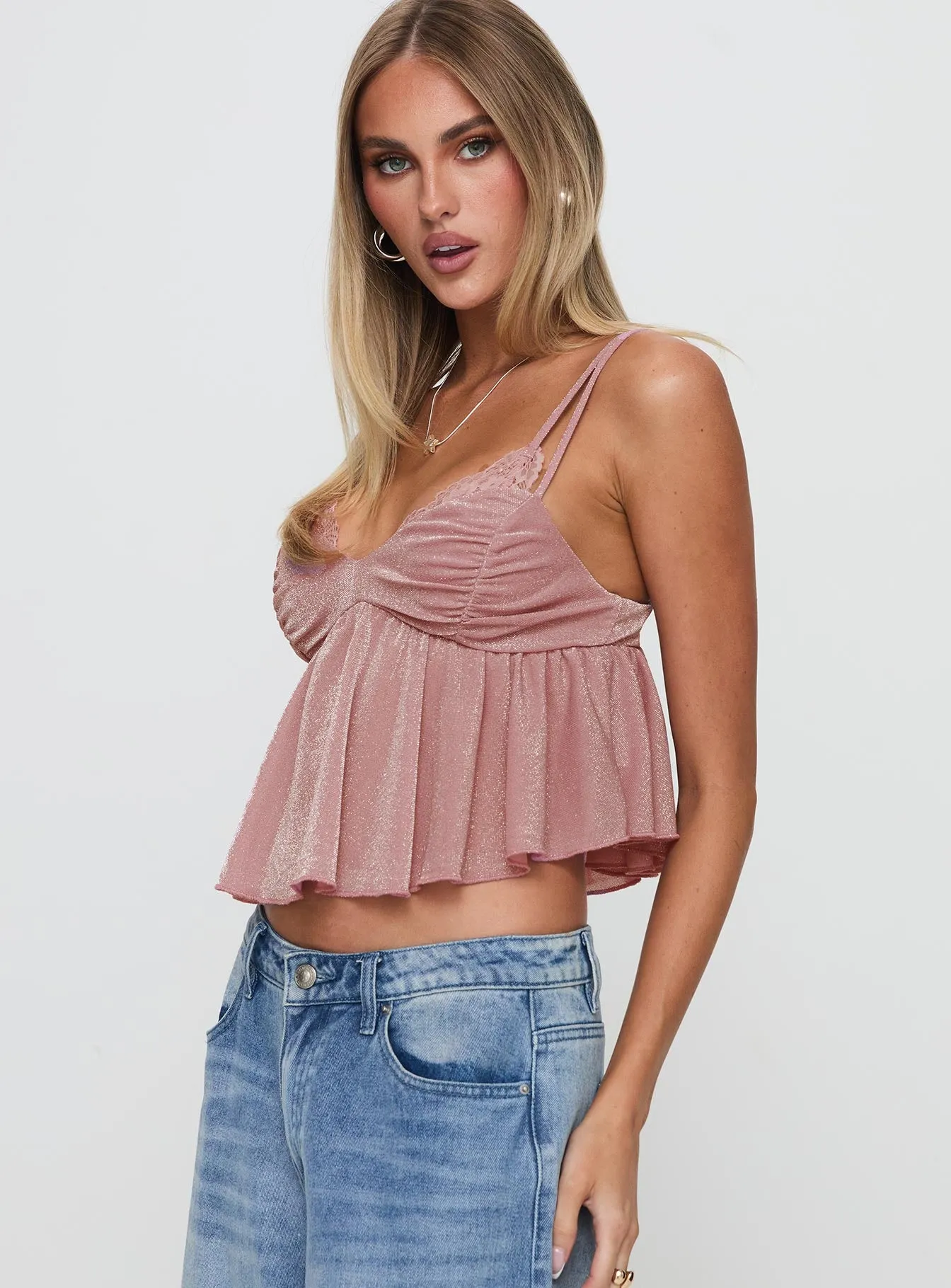 Corella Top Mauve sold by Princess Polly product image thumbnail 4