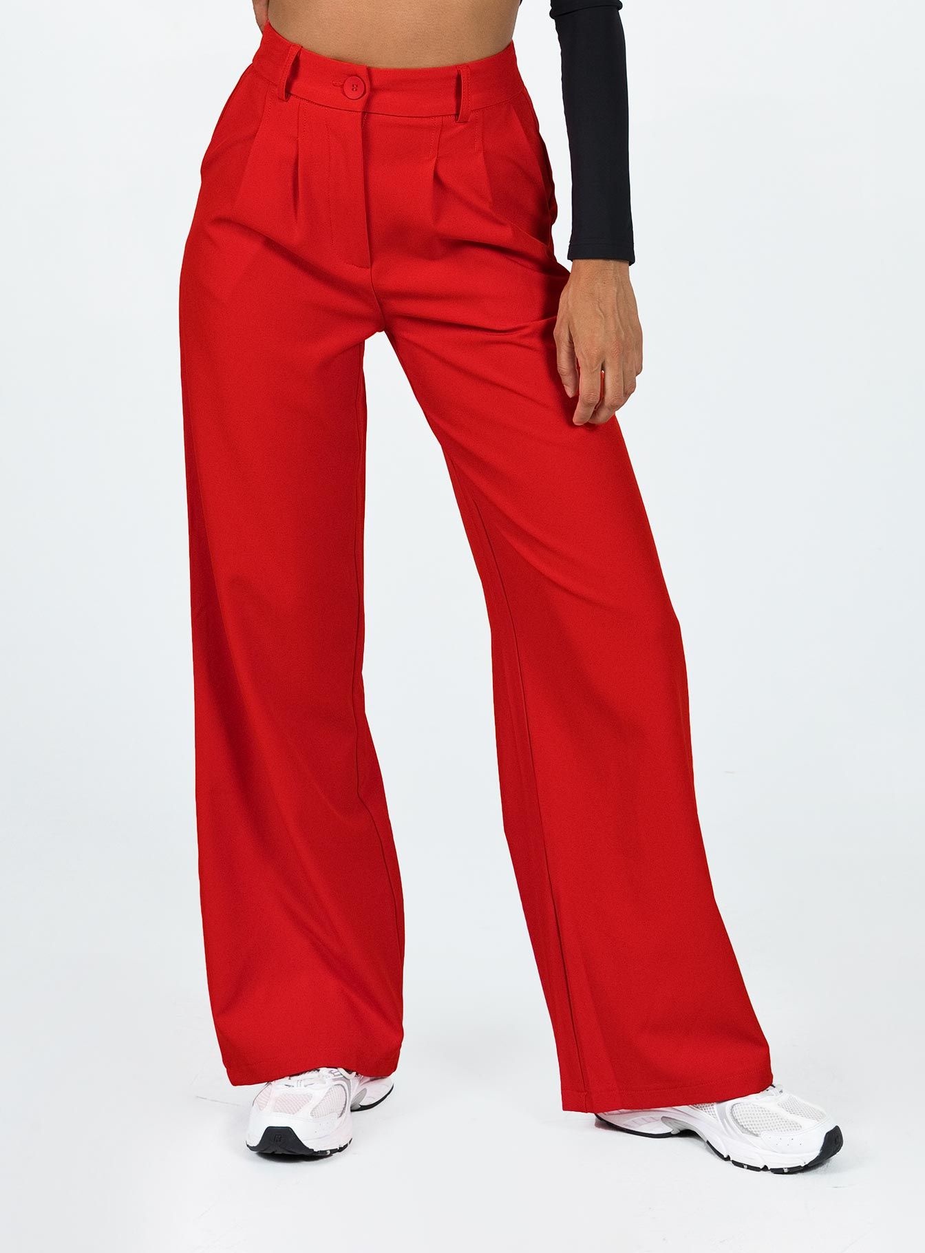 Archer Pants Red sold by Princess Polly