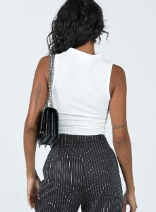 Bickell Tank Top White sold by Princess Polly