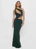 Diablo Cut Out Maxi Dress Forest Green sold by Princess Polly