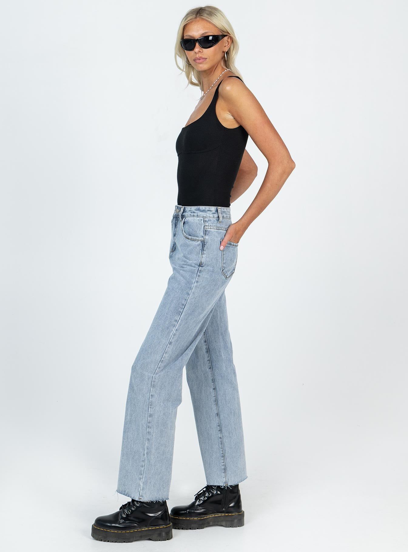 Crosby Bodysuit Black Tall sold by Princess Polly product image thumbnail 4