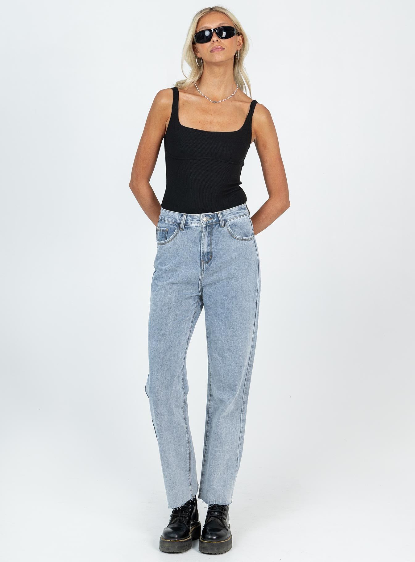 Crosby Bodysuit Black Tall sold by Princess Polly product image thumbnail 3