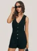 Damico Romper Black Tall sold by Princess Polly