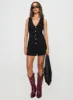 Damico Romper Black Tall sold by Princess Polly