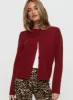 Arica Button Up Knit Cardigan Red sold by Princess Polly