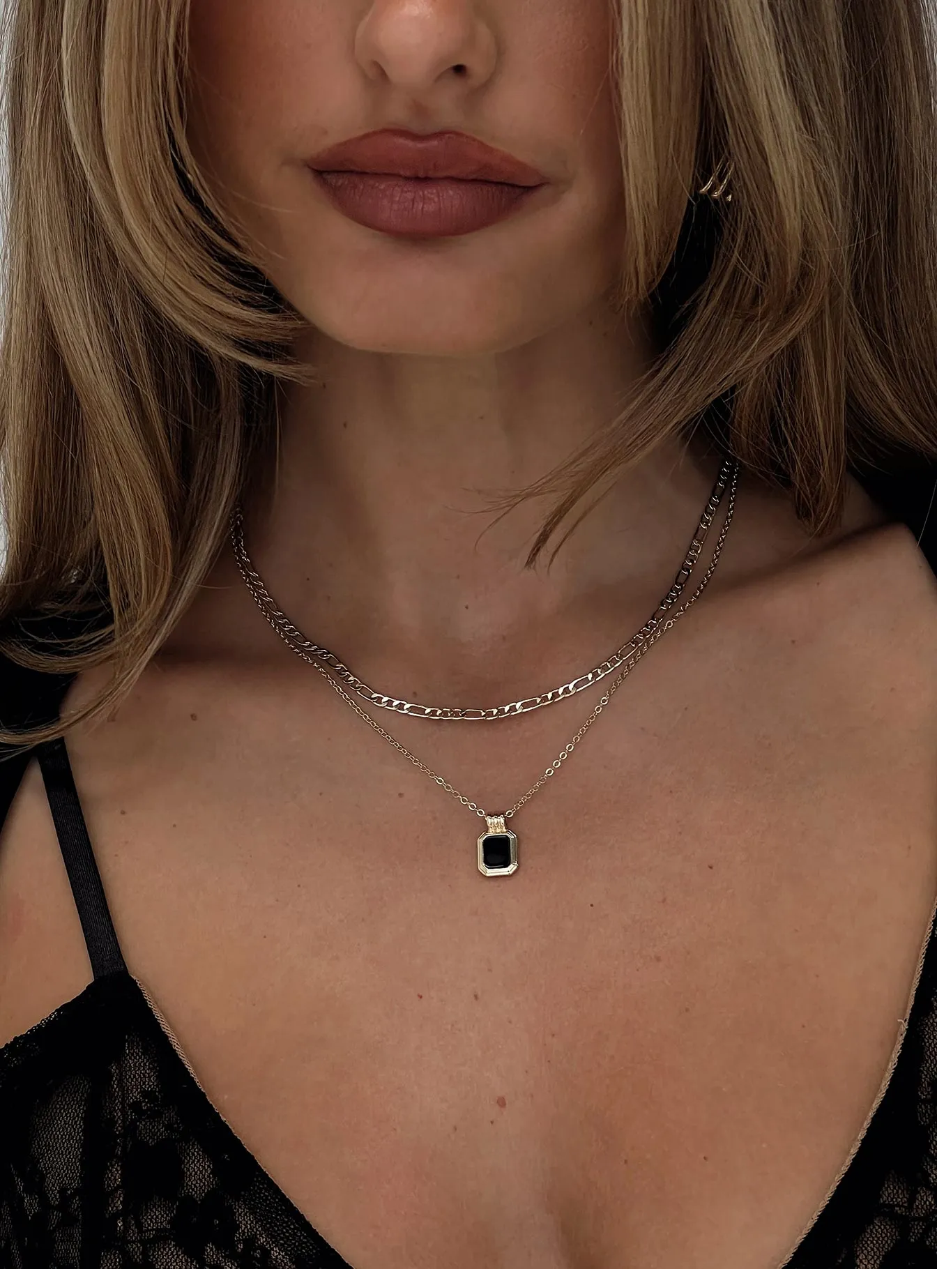 Atalanta Layered Necklace Gold sold by Princess Polly