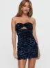 Club Classics Strapless Mini Dress Navy sold by Princess Polly