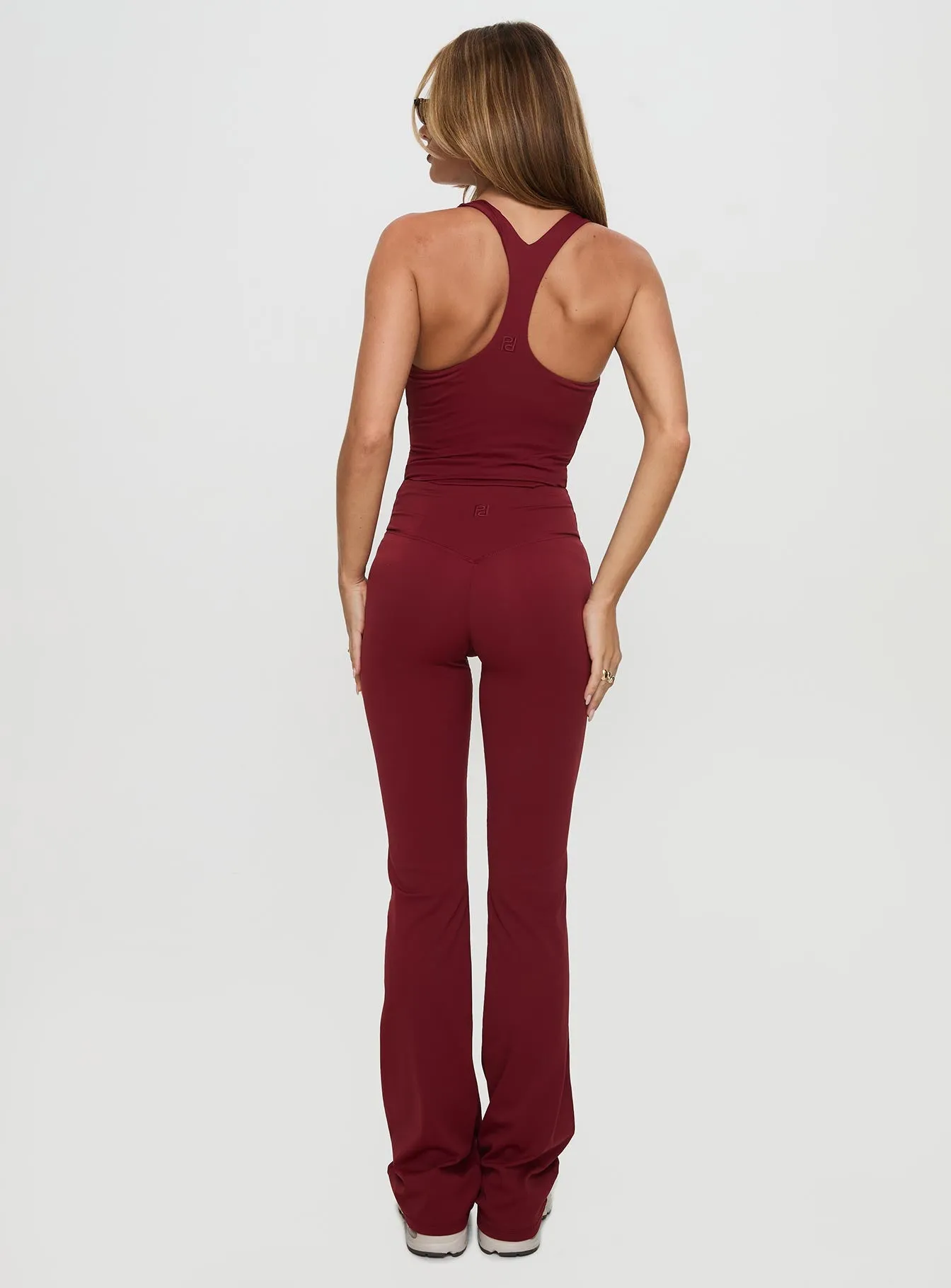Sunday Session Active Flare Leg Pant Red sold by Princess Polly product image thumbnail 5
