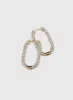 Merivale Diamante Earrings Gold sold by Princess Polly