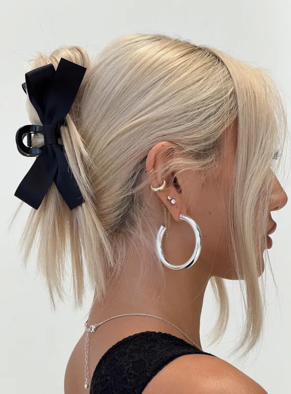 Coecoe Hair Clip Black sold by Princess Polly