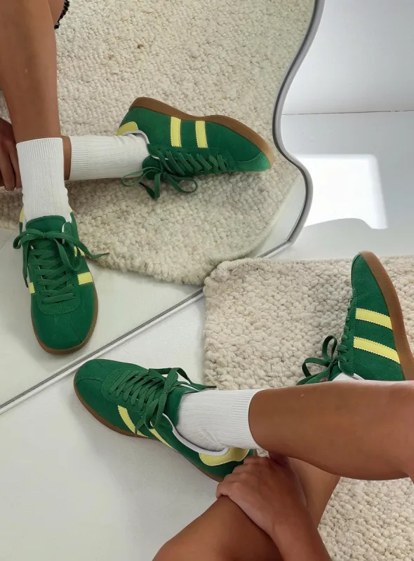 Huckle Sneakers Green sold by Princess Polly