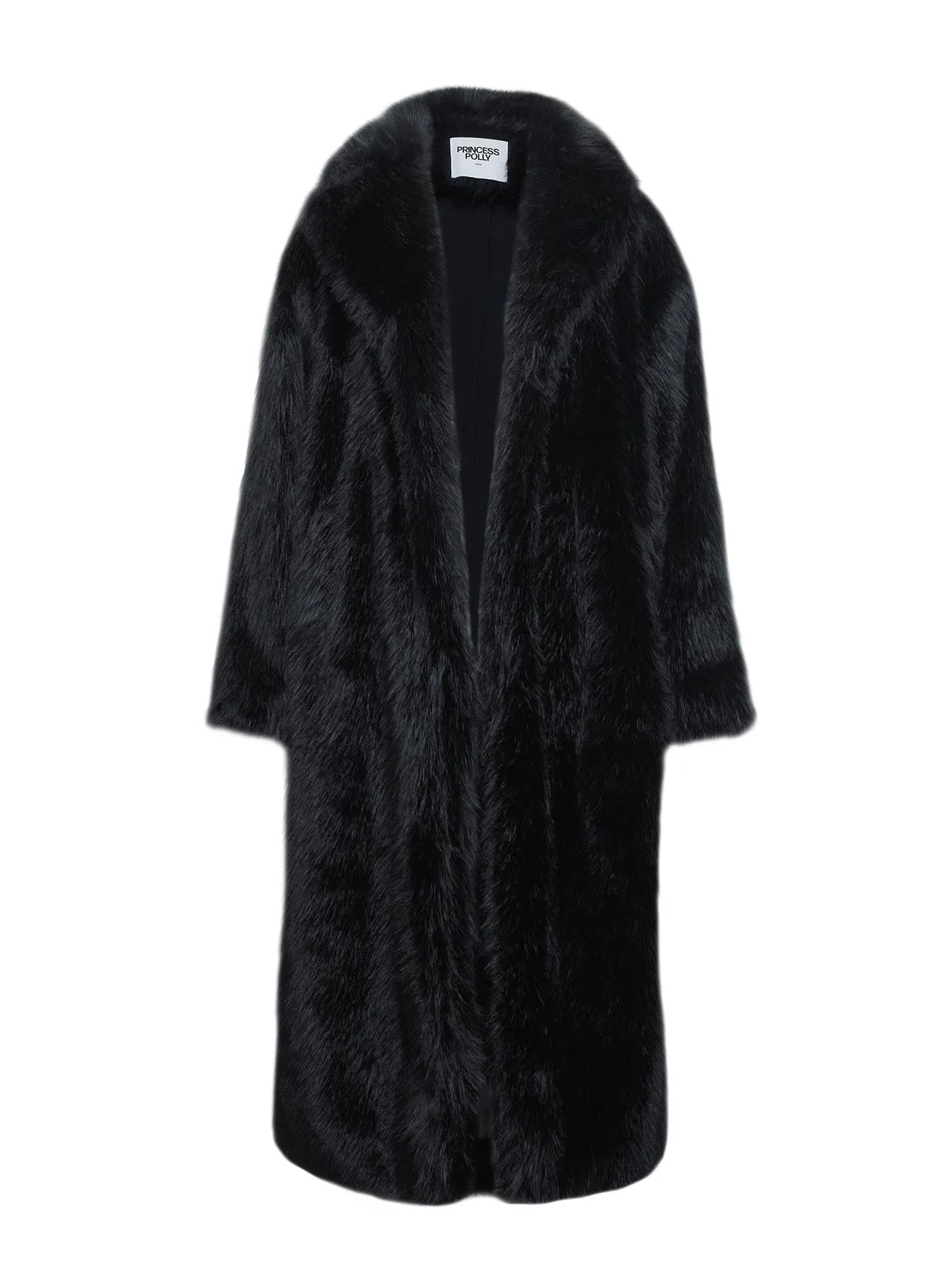 Super Trouper Faux Fur Jacket Black sold by Princess Polly product image thumbnail 5