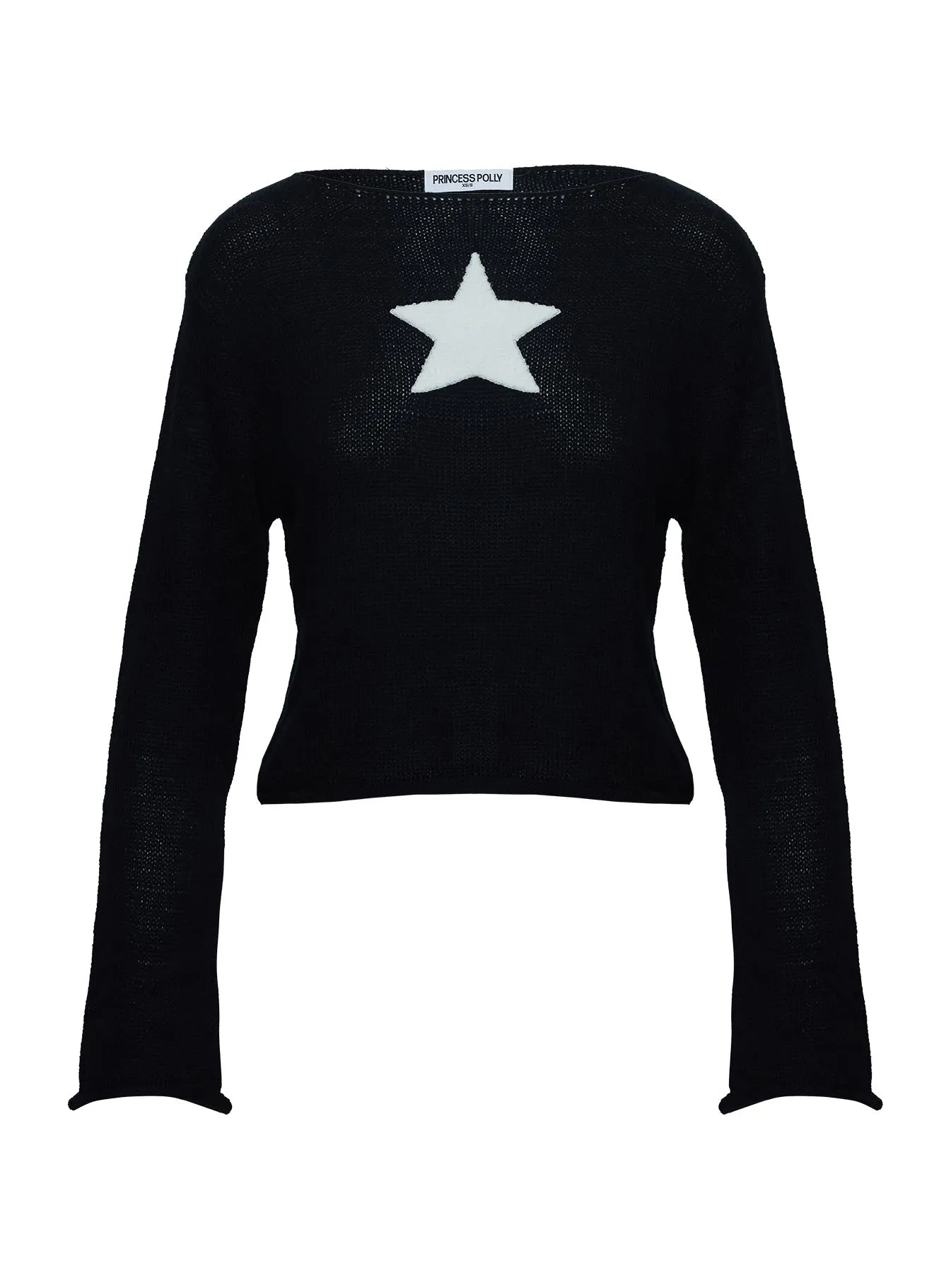 Big Star Knit Sweater Black sold by Princess Polly product image thumbnail 5