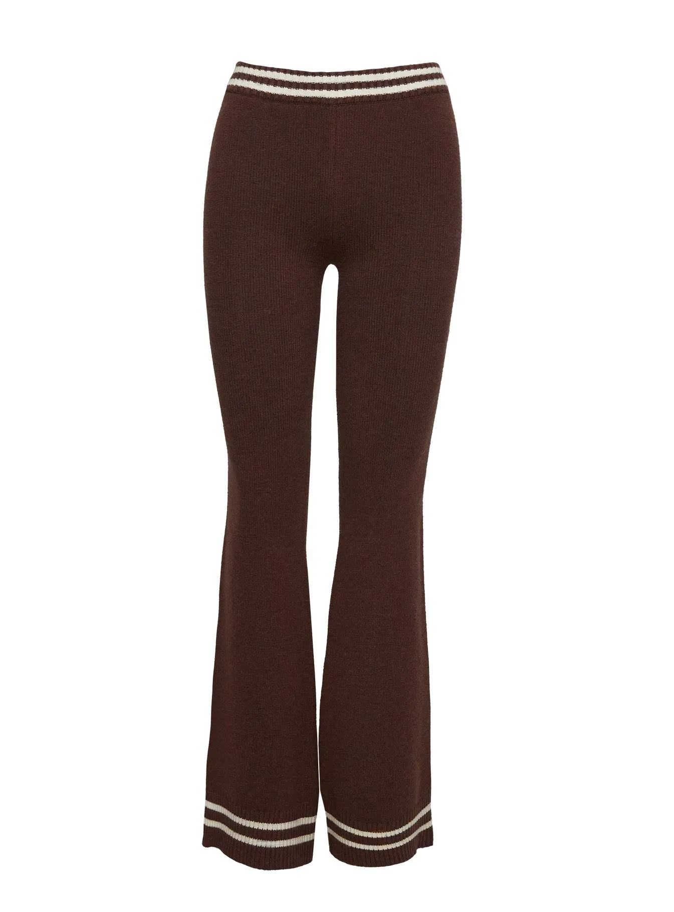 Square One Pants Brown / Cream sold by Princess Polly product image thumbnail 5
