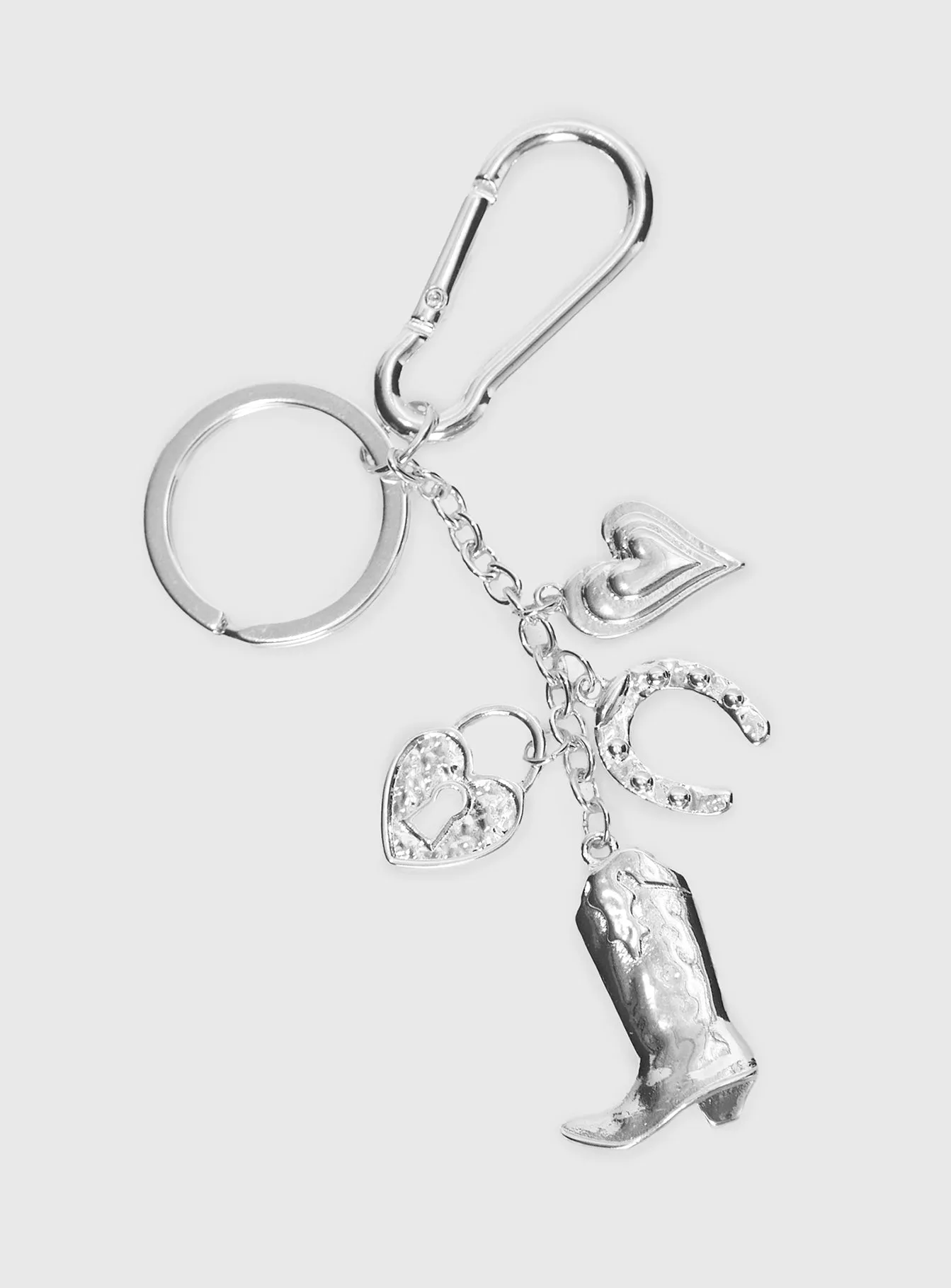 How Lucky Are We Key Chain Silver sold by Princess Polly product image thumbnail 3