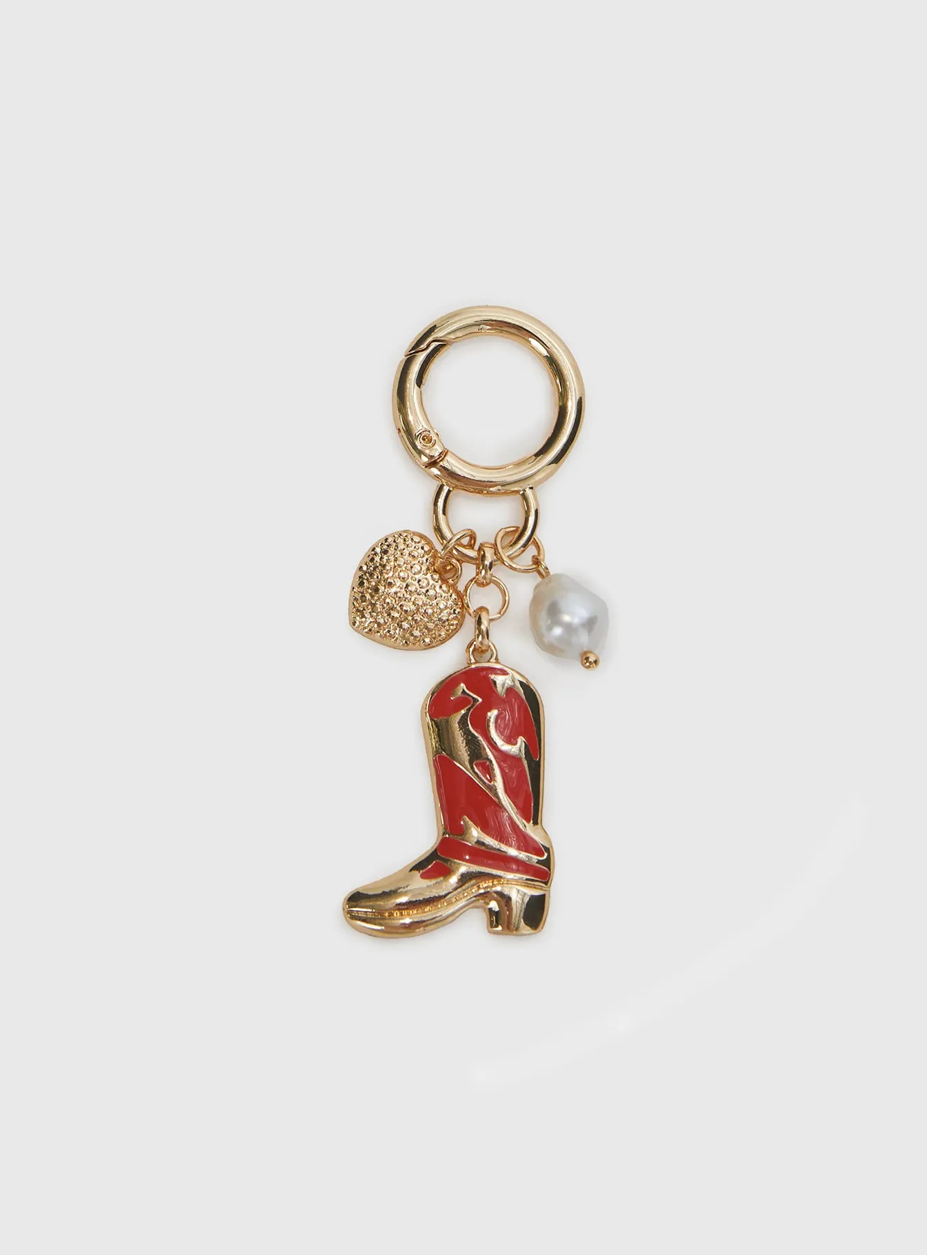 Such A Charmer Keyring Gold sold by Princess Polly product image thumbnail 2