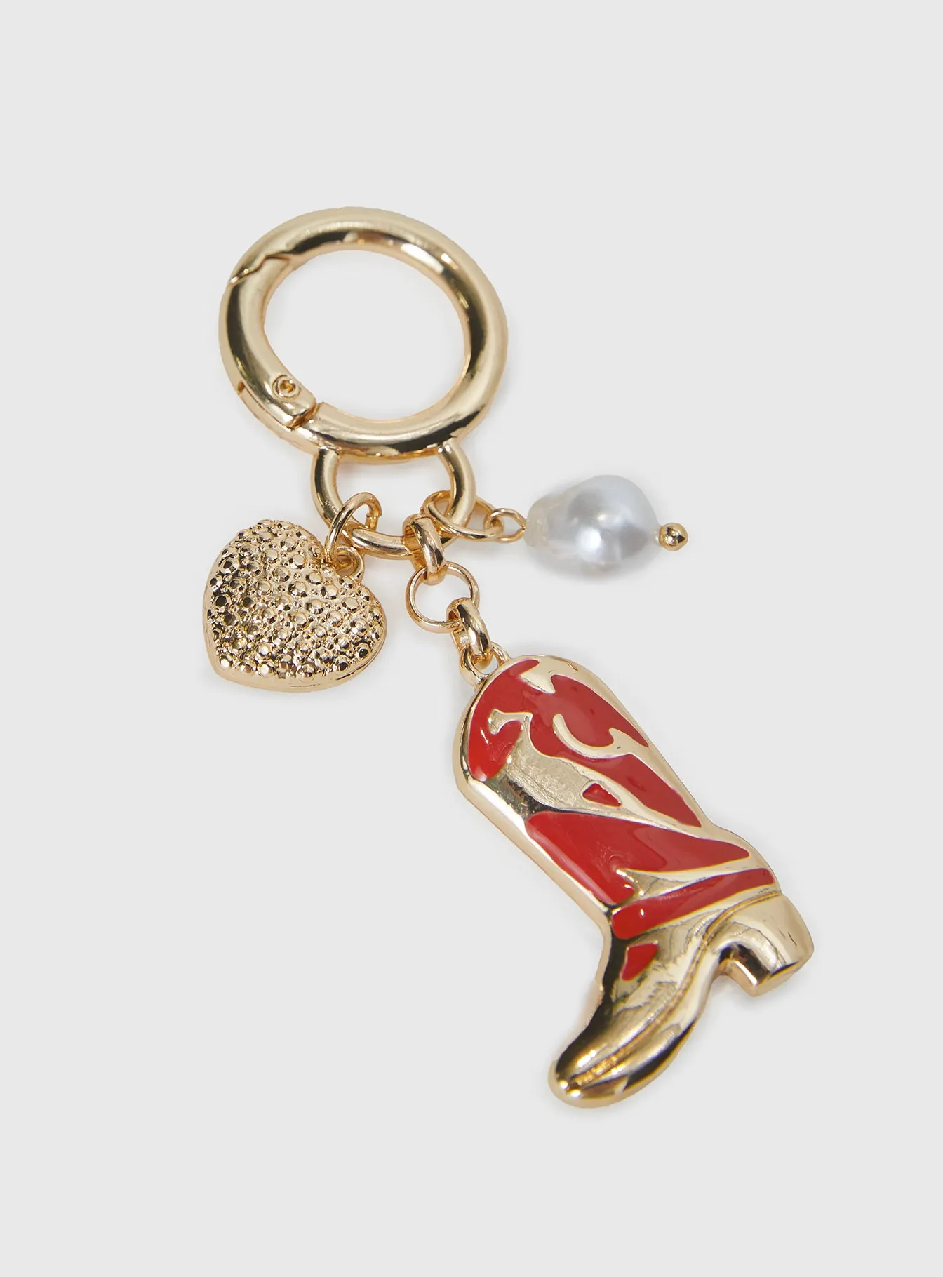 Such A Charmer Keyring Gold sold by Princess Polly product image thumbnail 3
