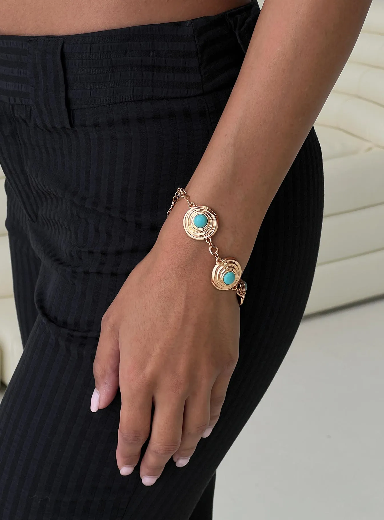 Silvie Bracelet Gold sold by Princess Polly