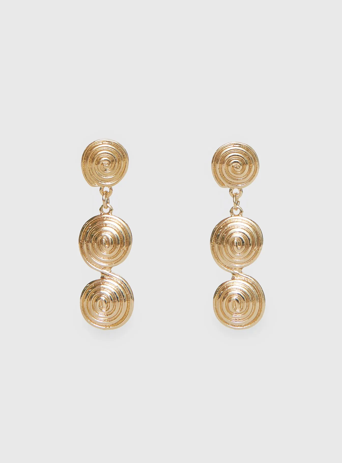 Zamie Earrings Gold sold by Princess Polly product image thumbnail 2