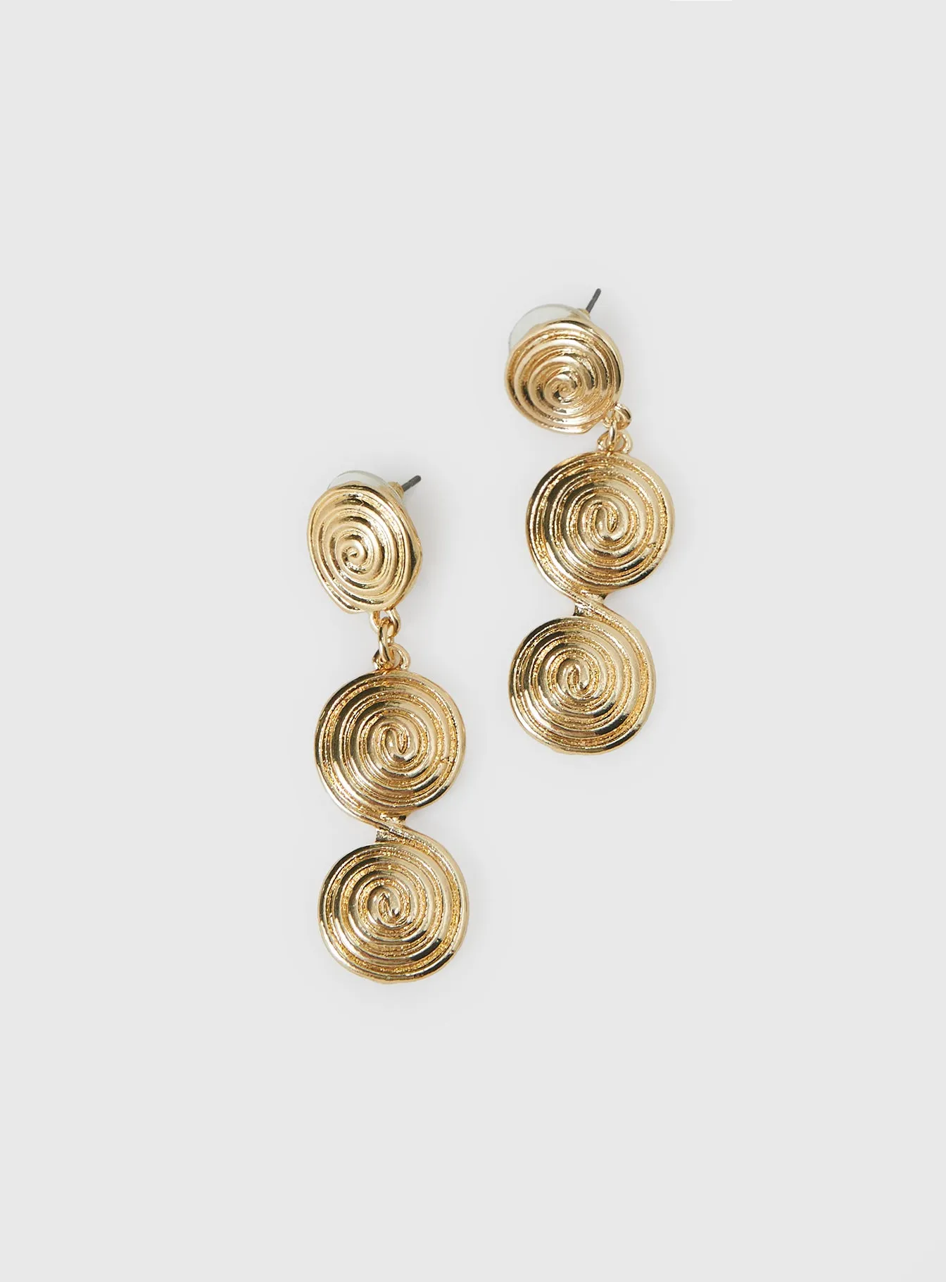 Zamie Earrings Gold sold by Princess Polly product image thumbnail 4