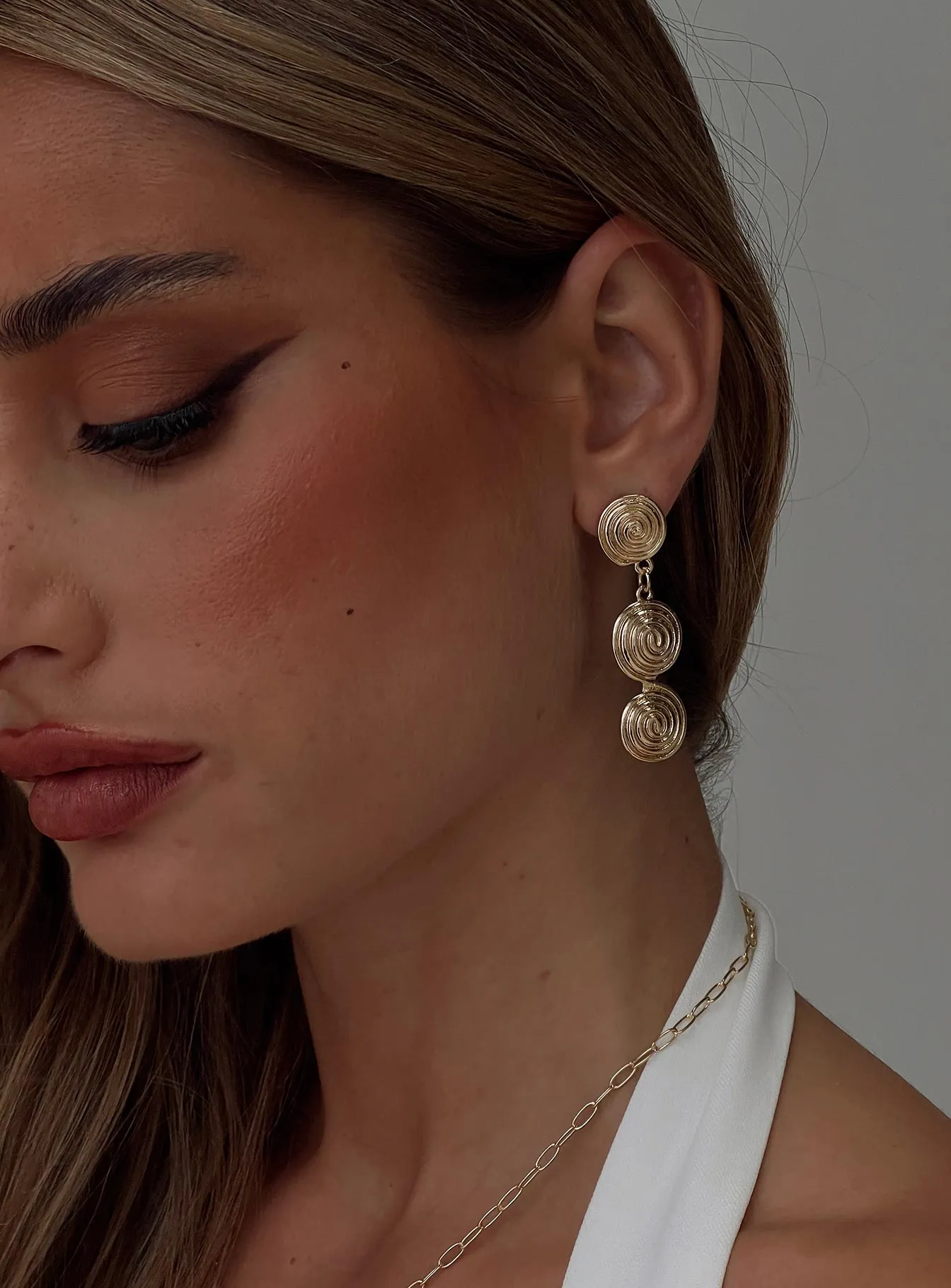 Zamie Earrings Gold sold by Princess Polly