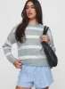 Clydie Knit Sweater Grey sold by Princess Polly