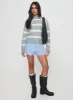 Clydie Knit Sweater Grey sold by Princess Polly