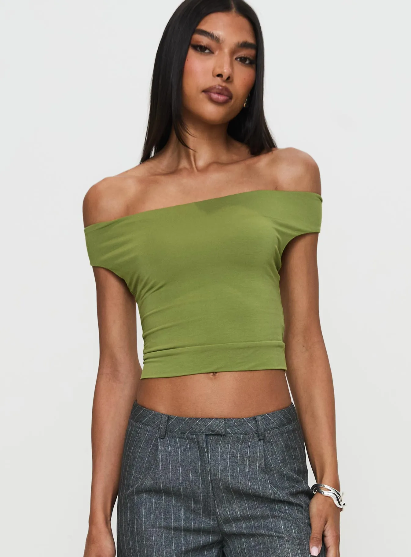 Irina Multi-wear Top Green sold by Princess Polly product image thumbnail 2