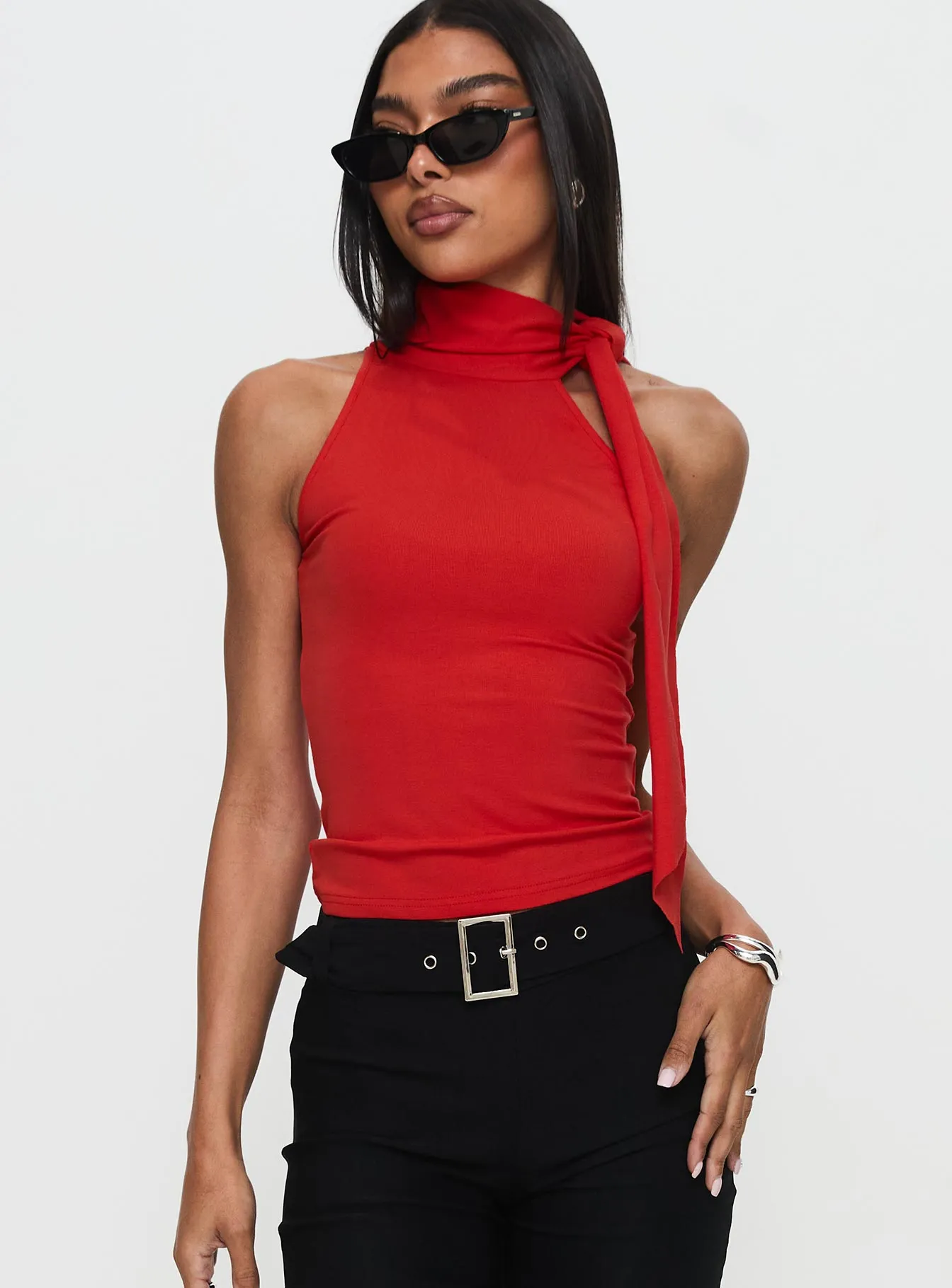 Mathias Top Red sold by Princess Polly product image thumbnail 2