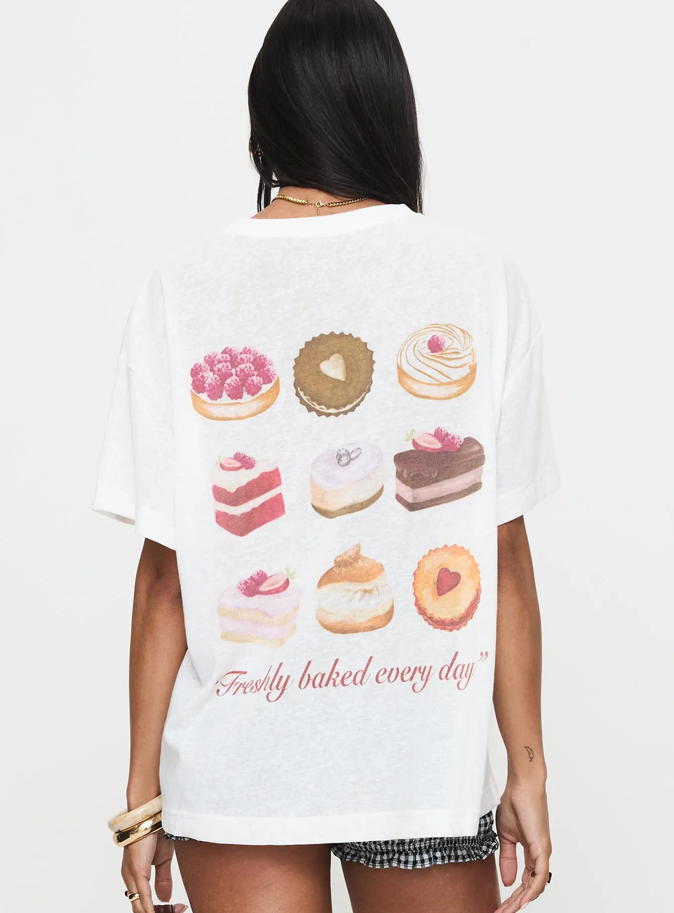 Bakery Caked Oversized Tee Cream sold by Princess Polly product image thumbnail 5