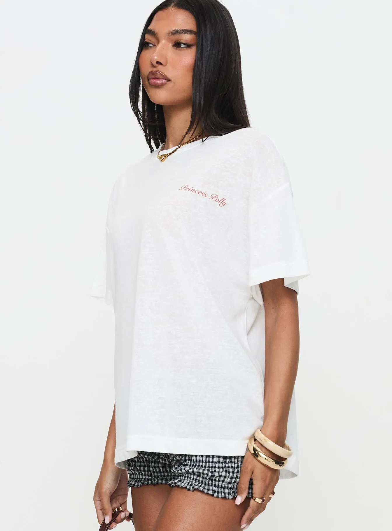 Bakery Caked Oversized Tee Cream sold by Princess Polly product image thumbnail 4