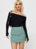 Selby Gingham Mini Skirt Blue / Green sold by Princess Polly