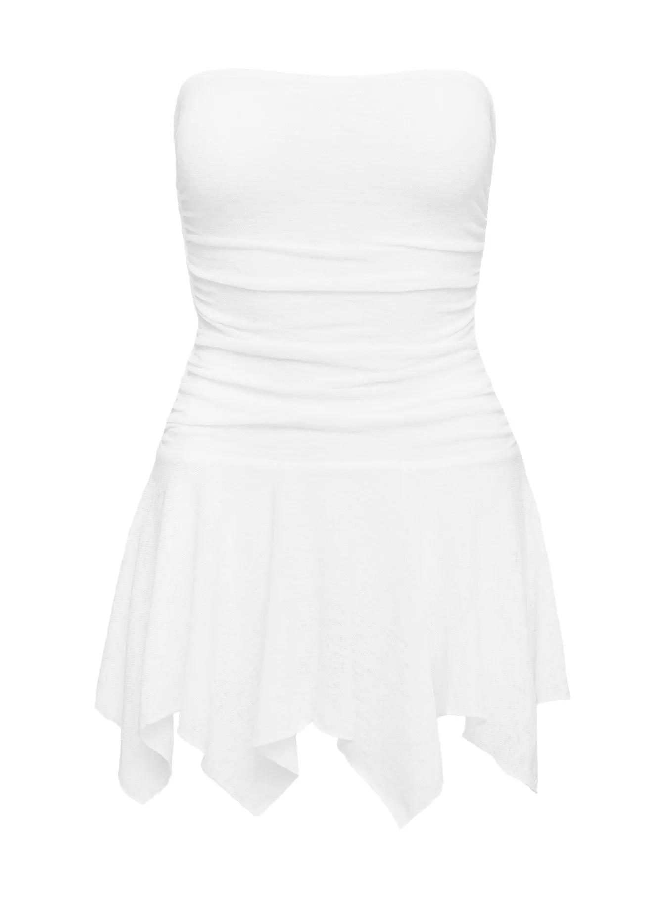 Minxie Strapless Playsuit White sold by Princess Polly product image thumbnail 5