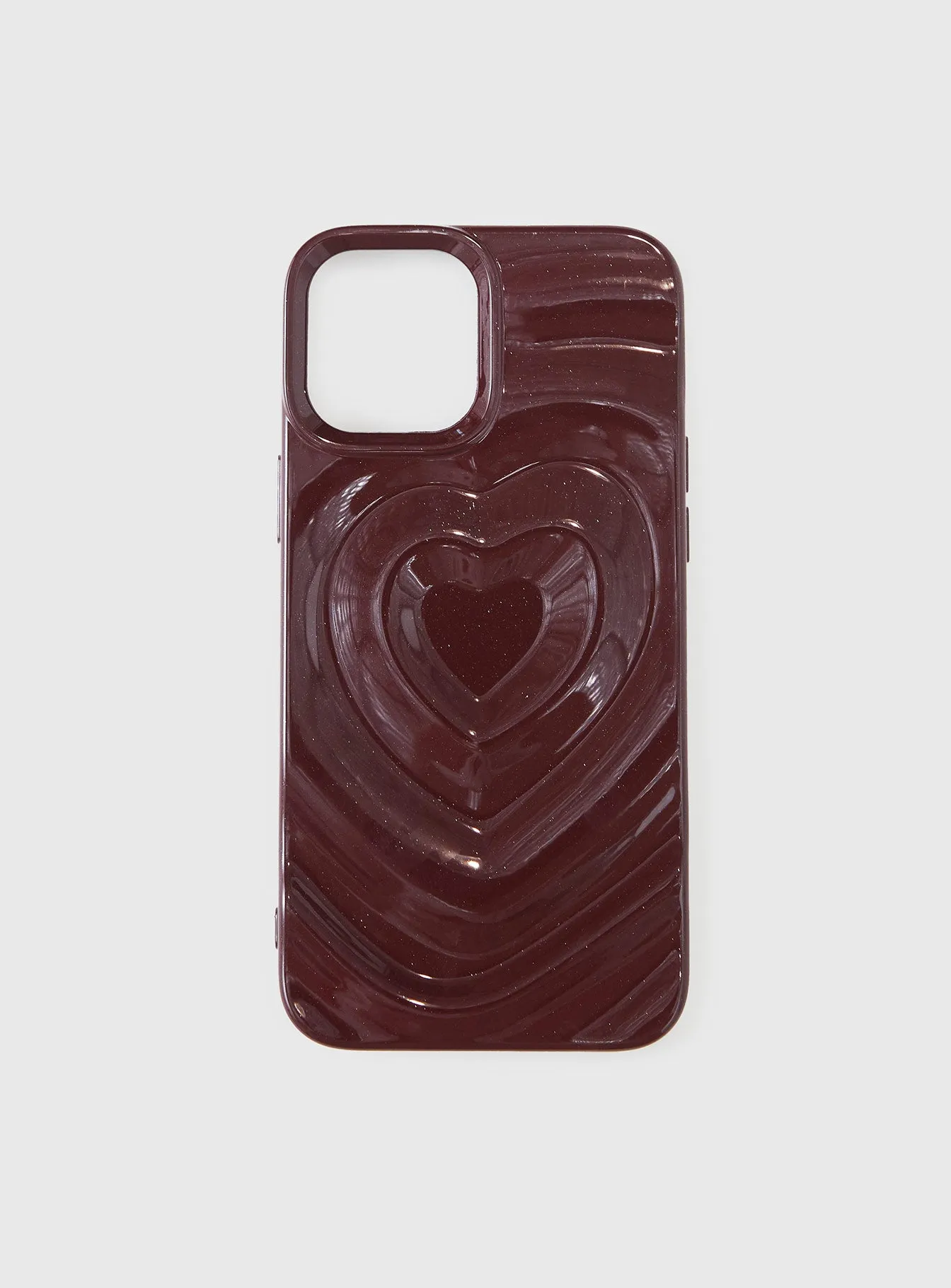 Brisa iPhone Case Heart Burgundy sold by Princess Polly product image thumbnail 2