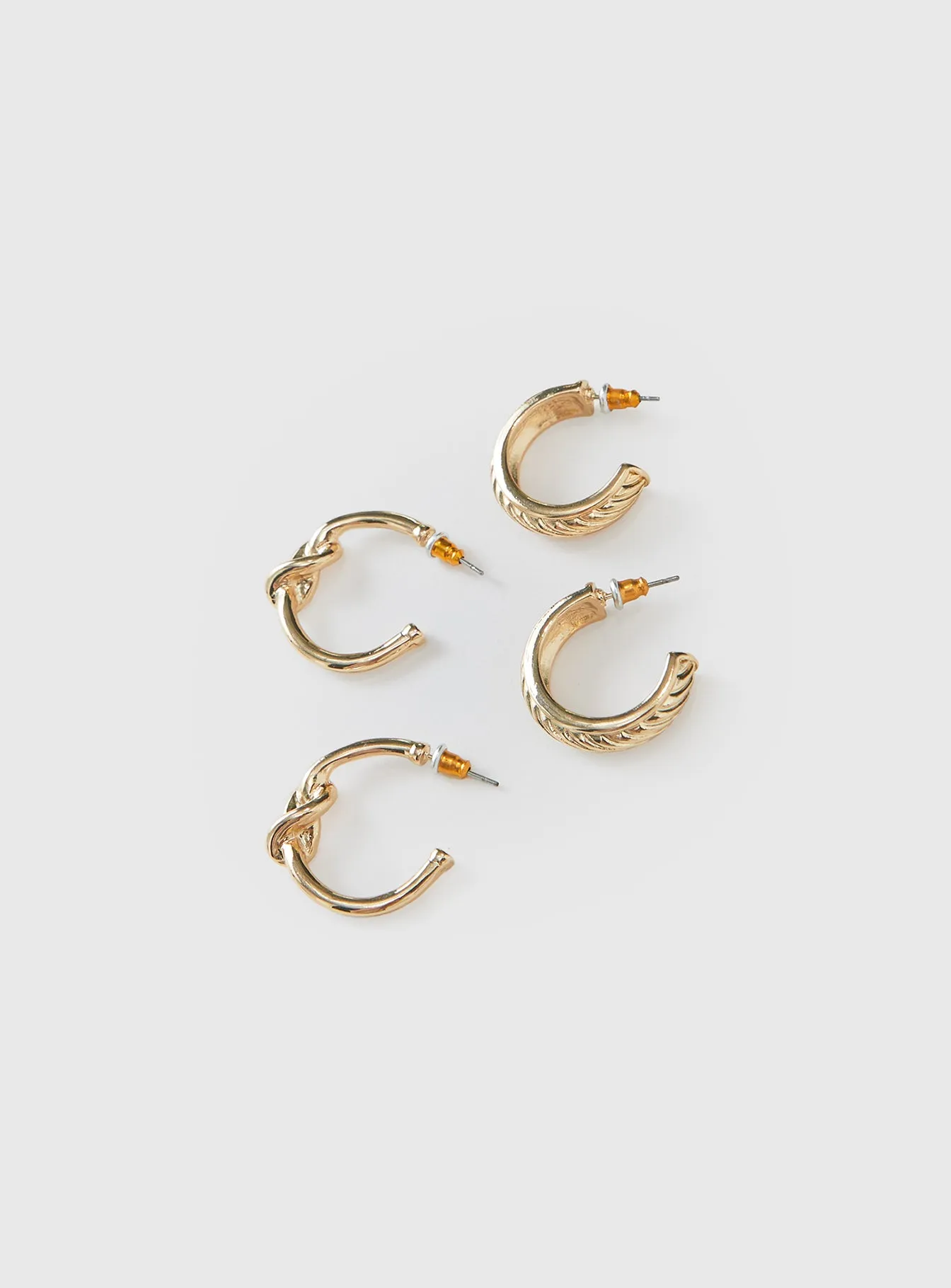 Moonshine Earring Set Gold sold by Princess Polly product image thumbnail 2