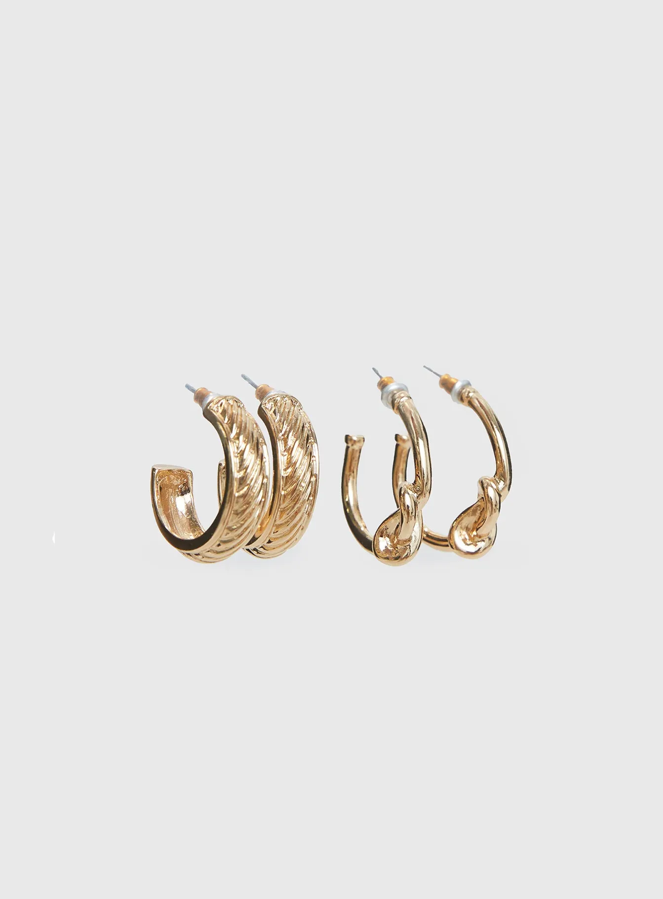 Moonshine Earring Set Gold sold by Princess Polly product image thumbnail 3