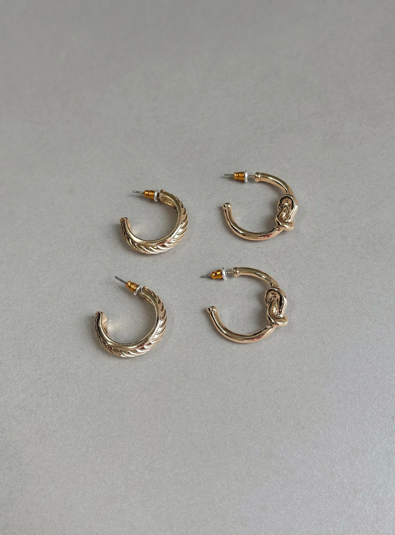 Moonshine Earring Set Gold sold by Princess Polly