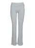Golden Slumber Foldover Waist Flared Sleep Pant Grey sold by Princess Polly