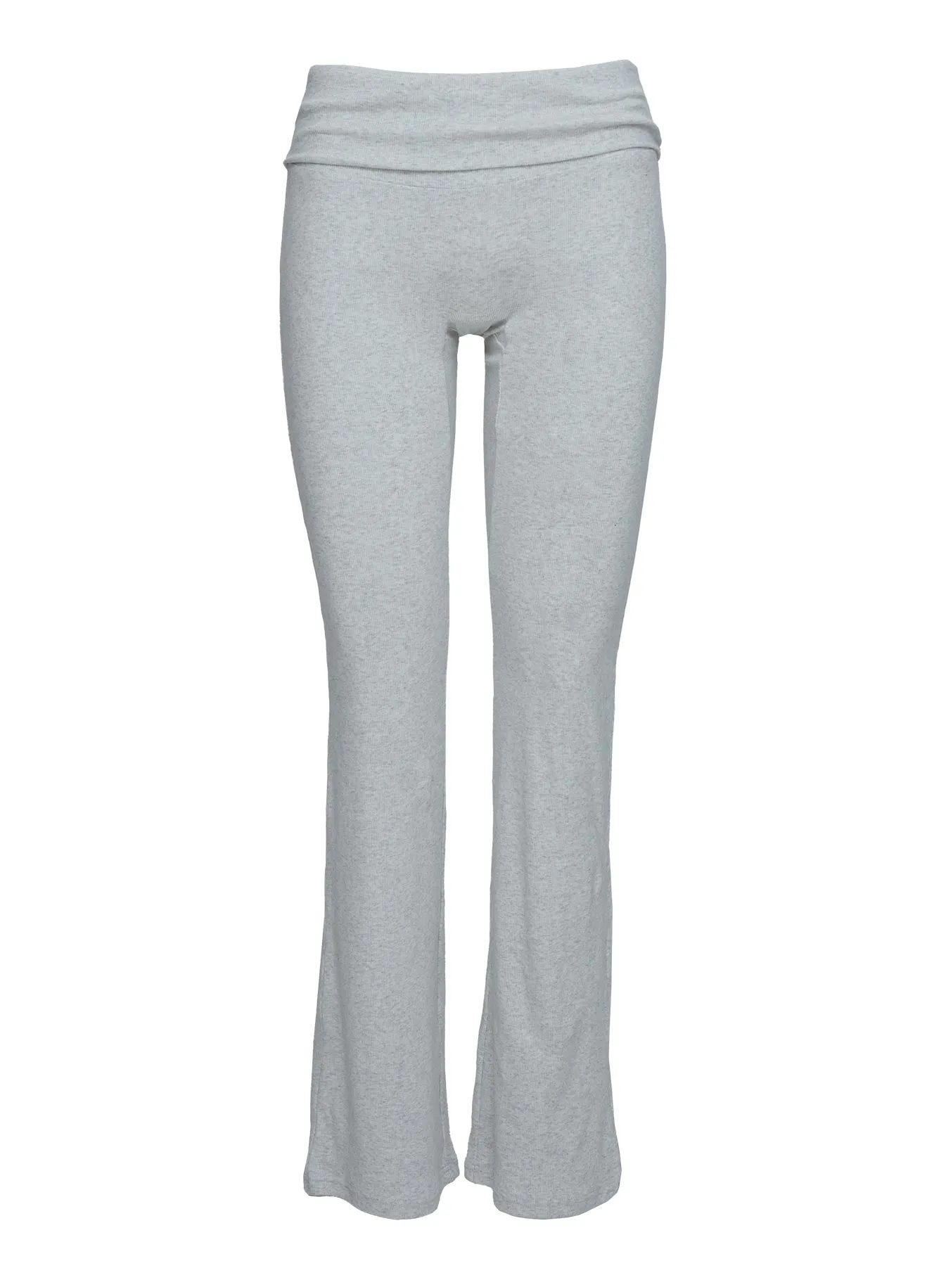 Golden Slumber Foldover Waist Flared Sleep Pant Grey sold by Princess Polly product image thumbnail 5
