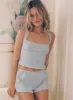 Sleepytea Rib Sleep Tank Top Grey sold by Princess Polly