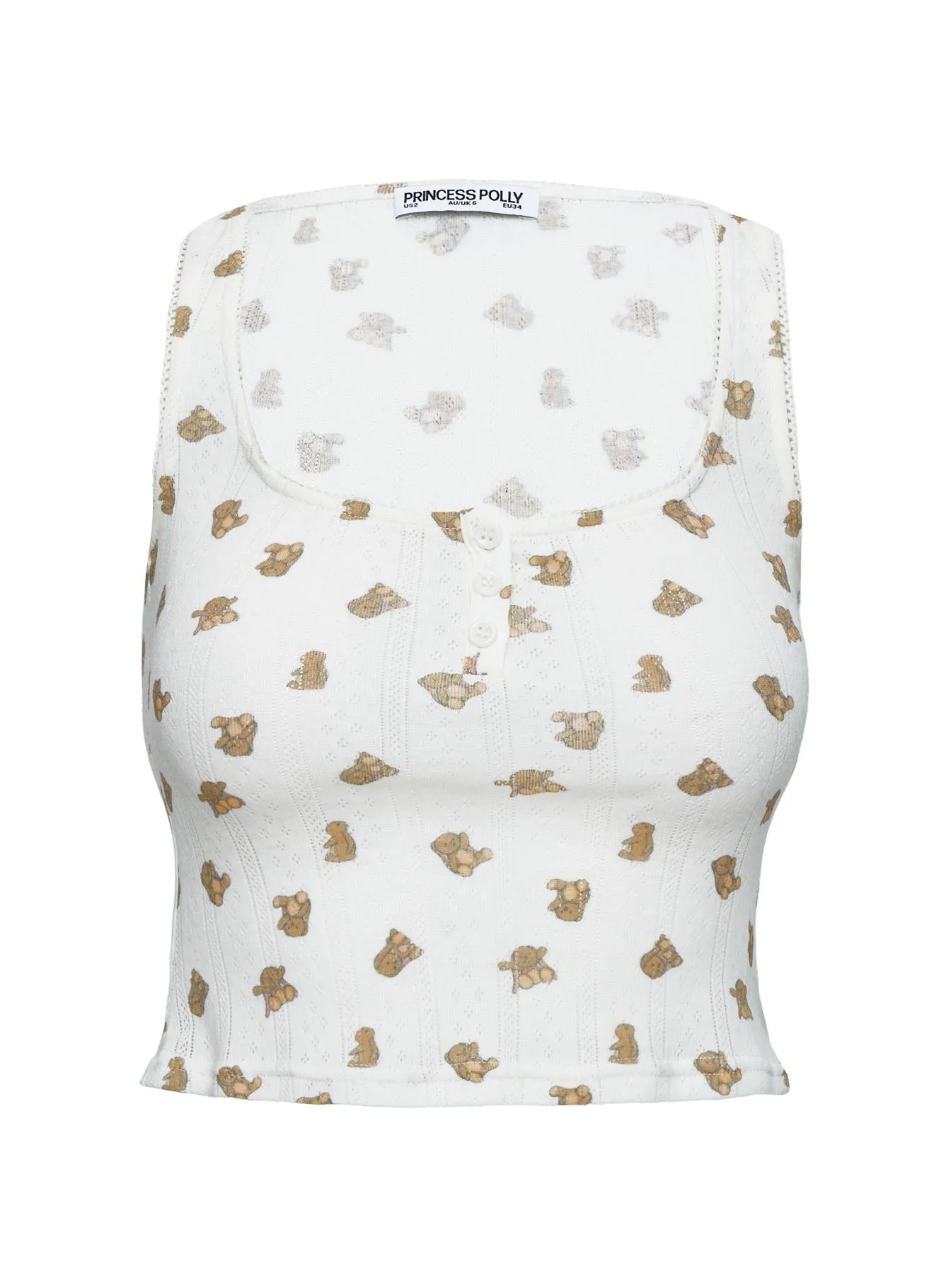 Sleepytea Pointelle Sleep Tank Top Multi sold by Princess Polly product image thumbnail 5