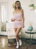 On A Cloud Pointelle Sleep Short Pink Cherry sold by Princess Polly